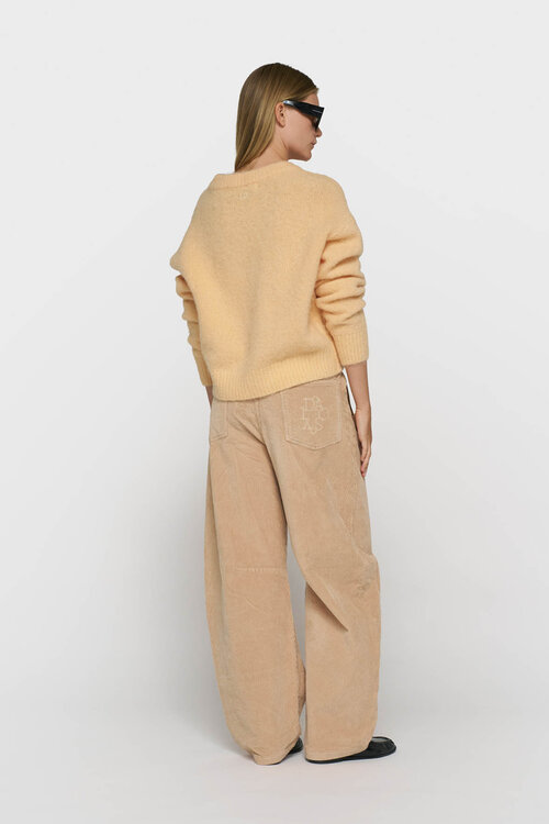 10Days hairy knit Pullover camel