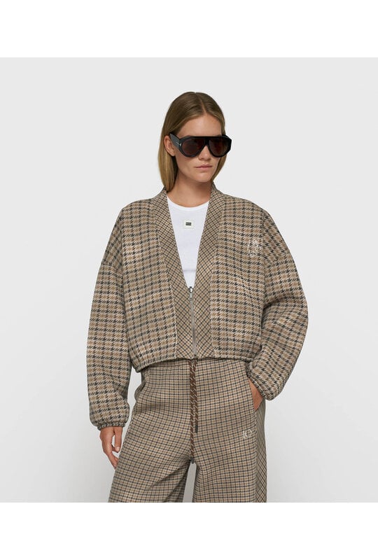 10Days Check Strickjacke Wendejacke