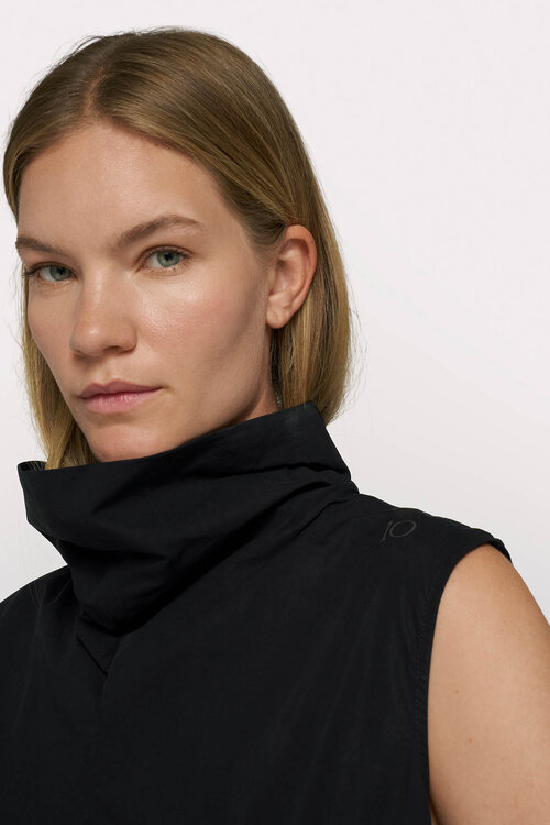 10Days Drape-Top Fleece Schwarz