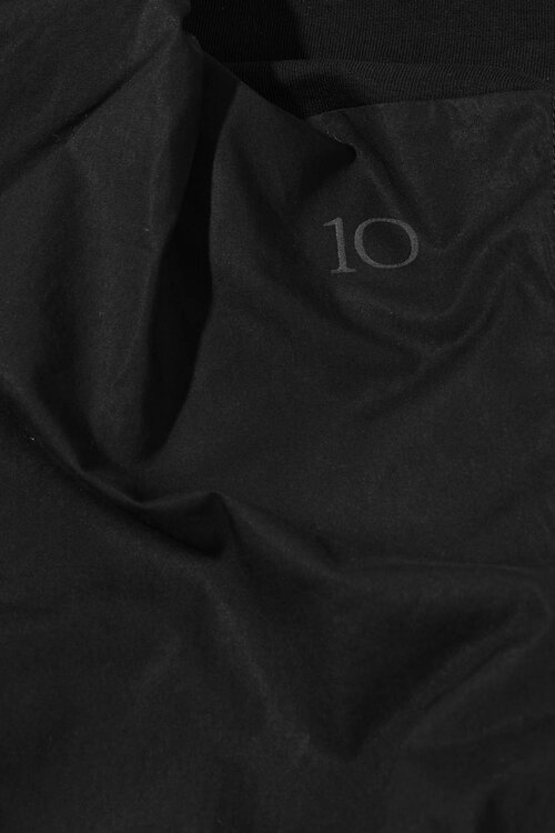 10Days Drape-Top Fleece Schwarz
