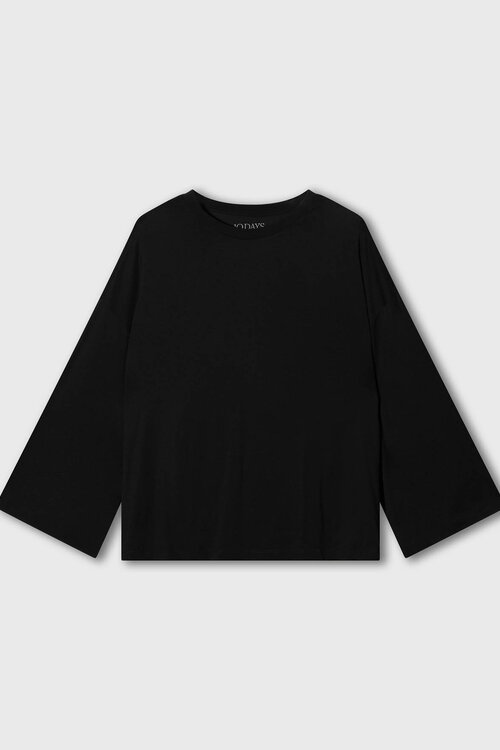 10Days schickes Longsleeve-Tee schwarz