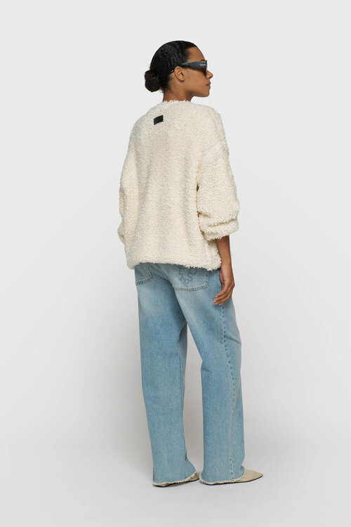 10Days Loop-Strickcardigan Ecru