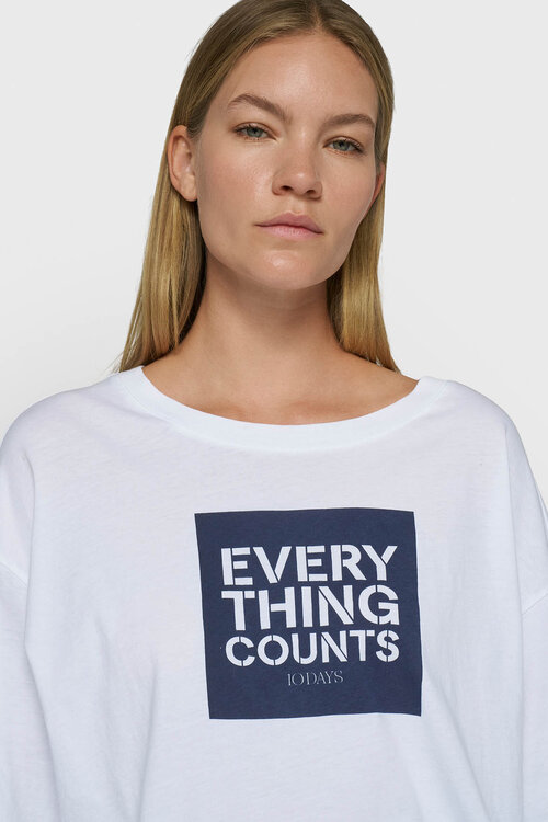 10Days everything counts tee weiß