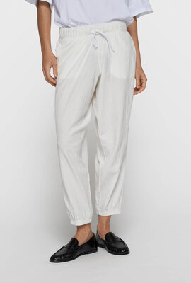 10Days cropped easy jogger ecru