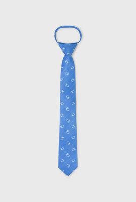 10Days Krawatte Monogramm blau