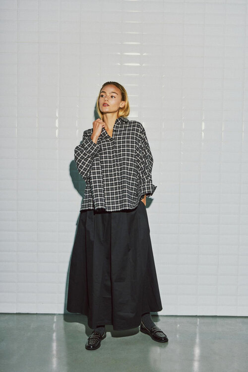WITHBLACK WBLMADISON CHECK BAT SHIRT