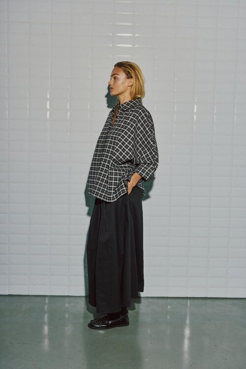 WITHBLACK WBLMADISON CHECK BAT SHIRT