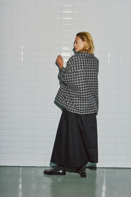 WITHBLACK WBLMADISON CHECK BAT SHIRT