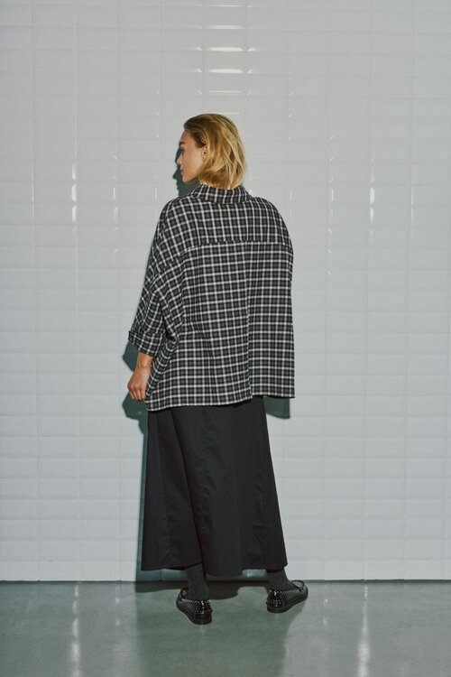 WITHBLACK WBLMADISON CHECK BAT SHIRT