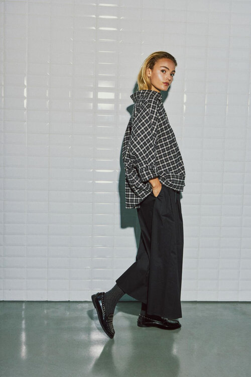 WITHBLACK WBLMADISON CHECK BAT SHIRT