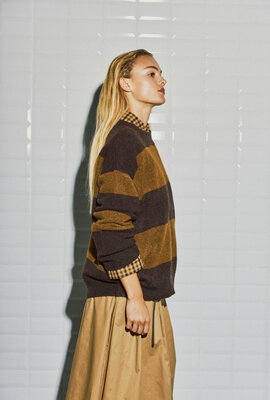 WITHBLACK WBLIZA LS STRIPE PULLOVER