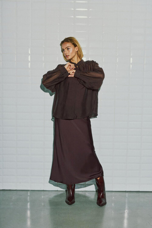 WITHBLACK WBLELVIRA LS BLOUSE
