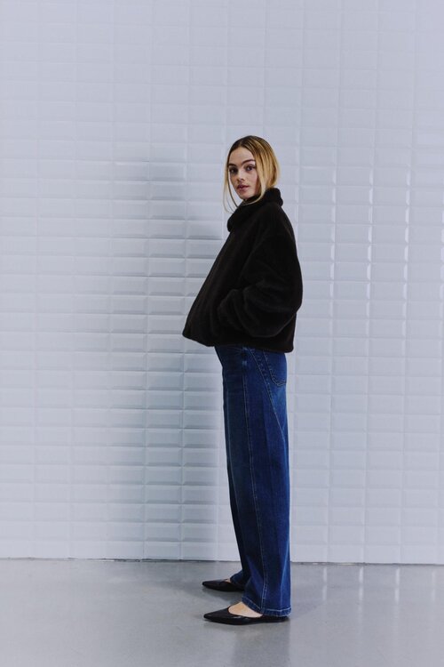 WITHBLACK WBLNOHR FAUX FUR JACKET