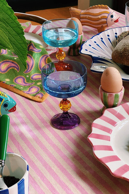 Anna & Nina Gefärbtes Bliss-Cocktailglas