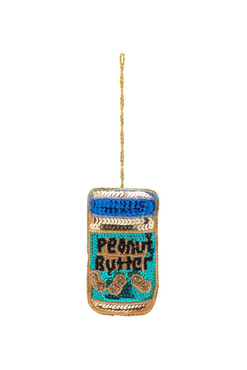 Anna & Nina gefärbtes Erdnussbutter-Ornament