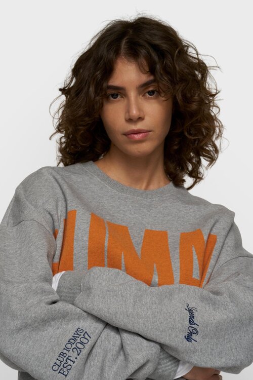 10Days Oversize Pullover grau