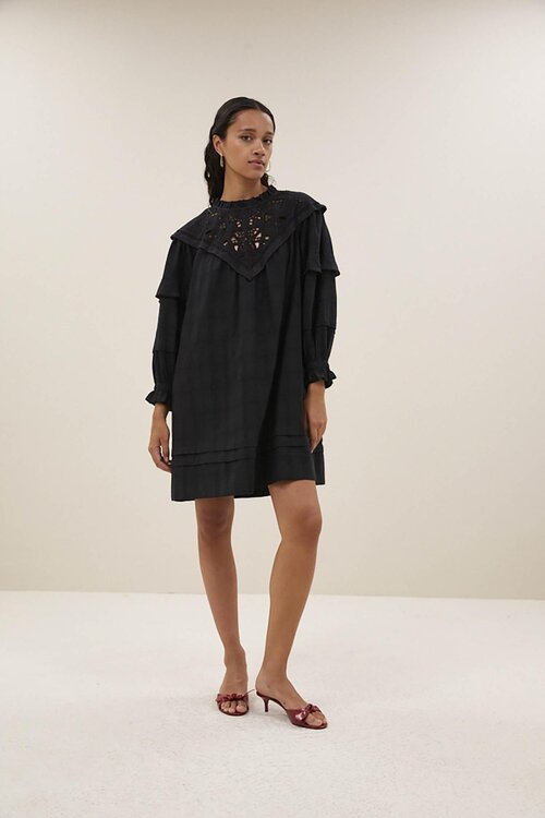 By Bar Schwarzes Bowie-Kleid