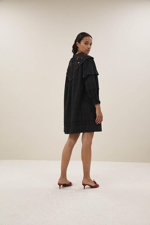 By Bar Schwarzes Bowie-Kleid