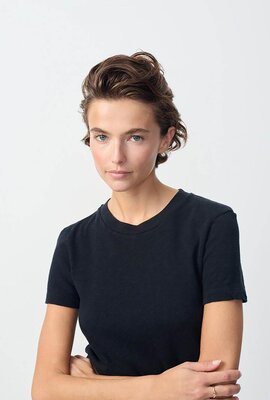 American Vintage Schwarzes T-Shirt