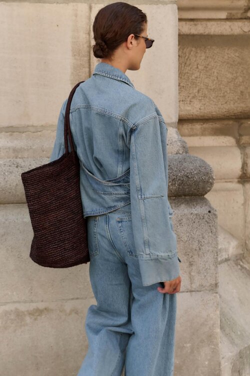Club L'avenir Hellblaue Jeansjacke