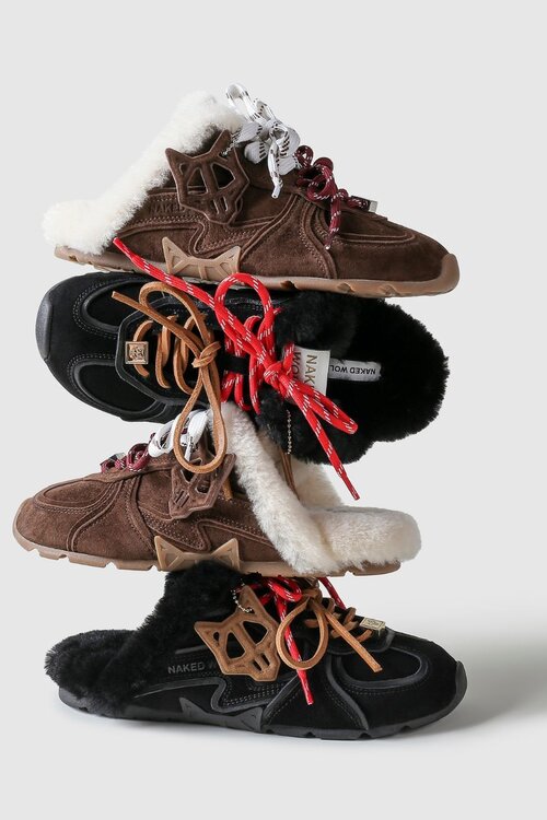 Naked Wolfe Sneaker Mule Braun