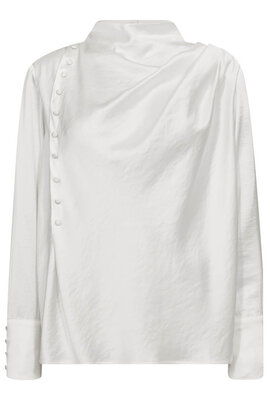 Co'couture Weiße Helen-Knopfbluse