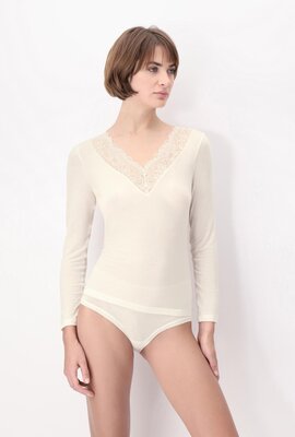 Oroblu Ivory Perfect Line Cashmere Lace