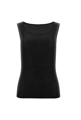 Oroblu Schwarzes Perfect Line Kaschmir-Top