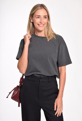 American Vintage Schwarzes T-Shirt
