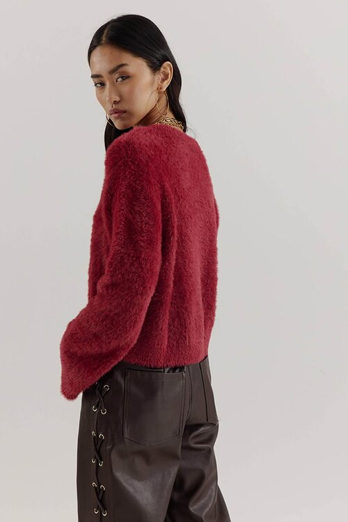 Harper & Yve Braune Sally Kunstlederhose