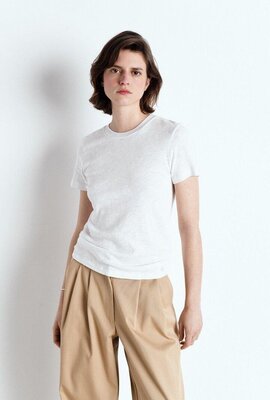 American Vintage Weißes T-Shirt