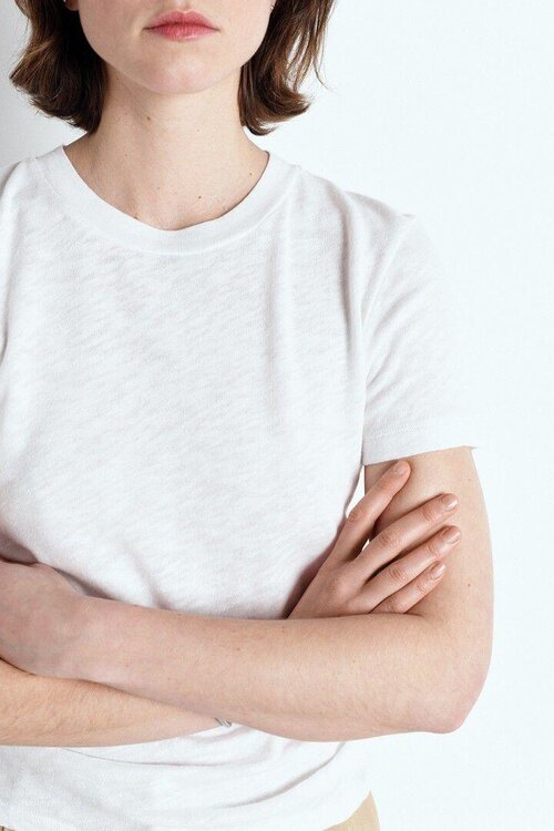 American Vintage Weißes T-Shirt