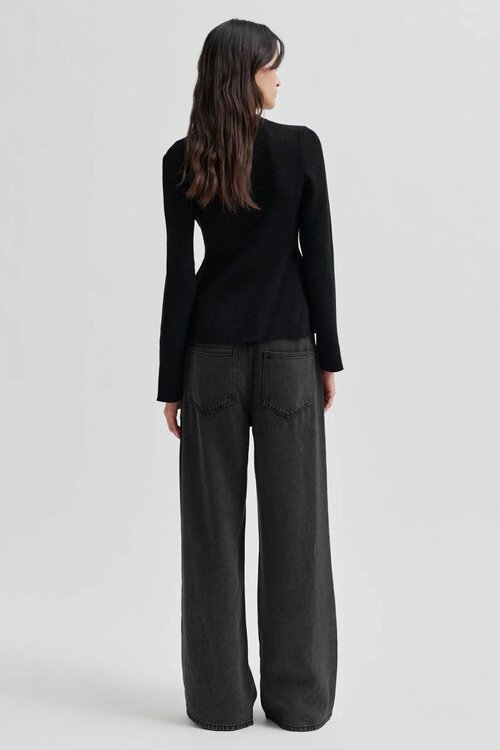 Second Female Schwarze Ervin Denim Jeans
