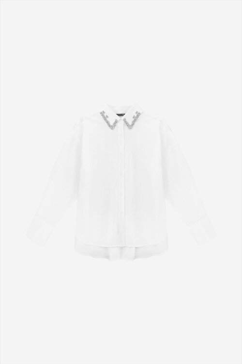 WITHBLACK Weiße Bluse