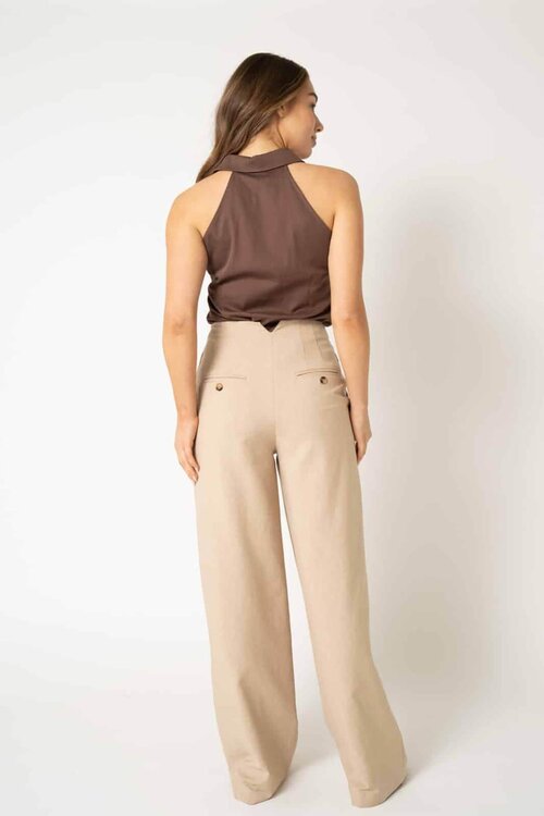 EST'SEVEN Beige Hose