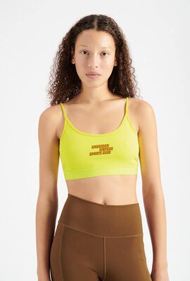 American Vintage Gelbes Sportoberteil