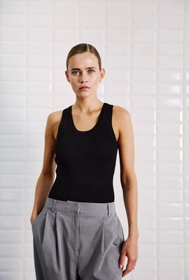WITHBLACK Schwarzes Tanktop