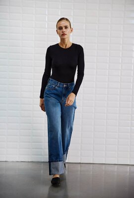 WITHBLACK Schwarzes Hemd LS