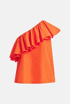 Essentiel Antwerp Orangene Bluse