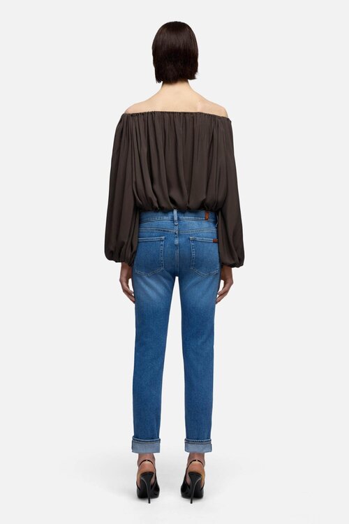7 For All Mankind Indigo Relaxed Skinny