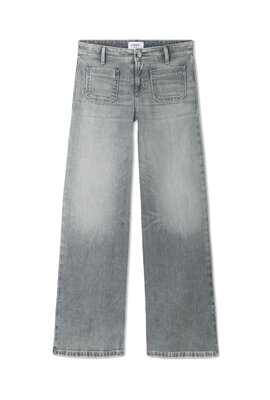 Cambio Graue Amara Straight Jeans