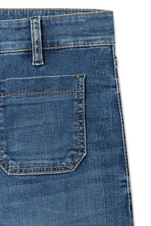 Cambio Indigo Amara Straight Jeans