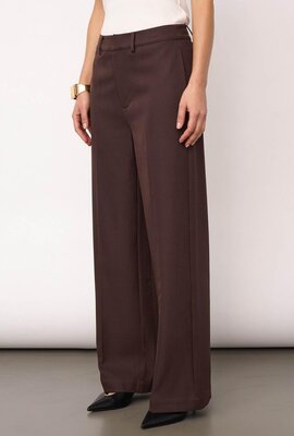 Co'couture Dunkelbraune Luna Wide Pants