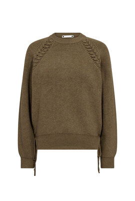 Co'couture Reihe Strickpullover Khaki