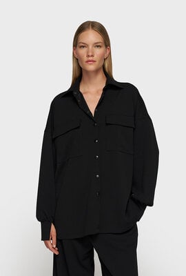 10Days Schwarze The Leadership Bluse