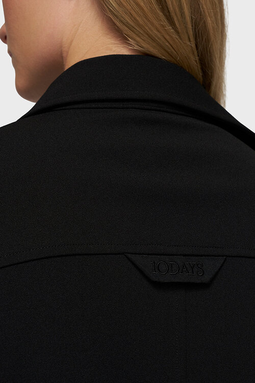 10Days Schwarze The Leadership Bluse