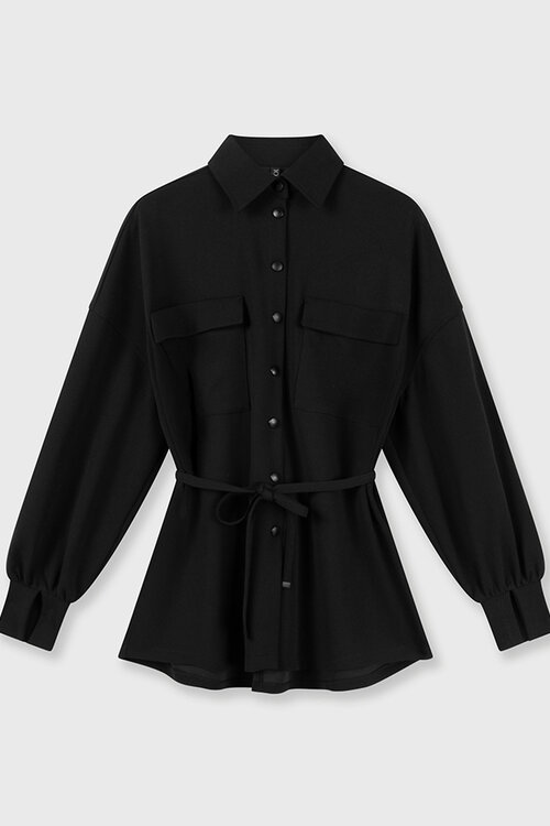 10Days Schwarze The Leadership Bluse