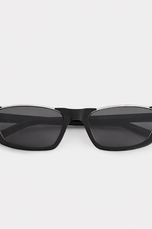 Nulá Schwarze Sonnenbrille