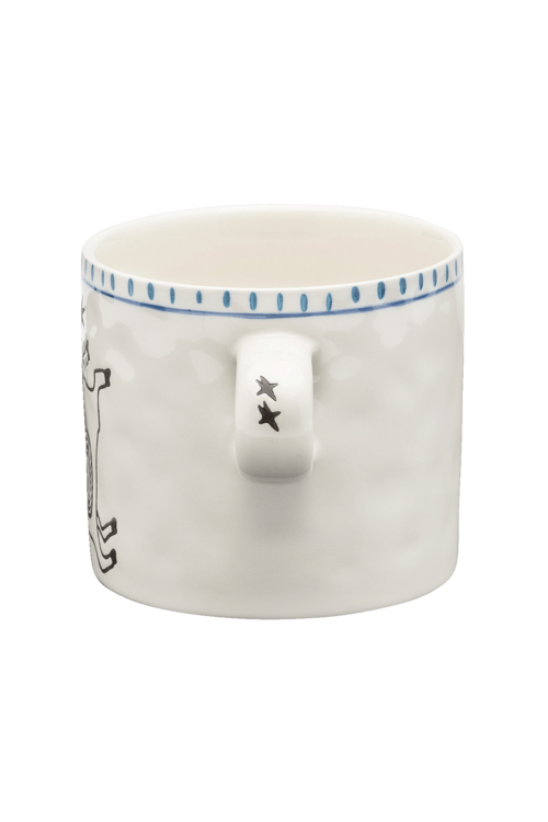 Anna & Nina Weiße Zodiac Widder Teetasse