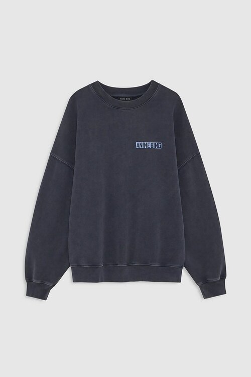 Anine Bing Miles Pullover Gewaschen Schwarz